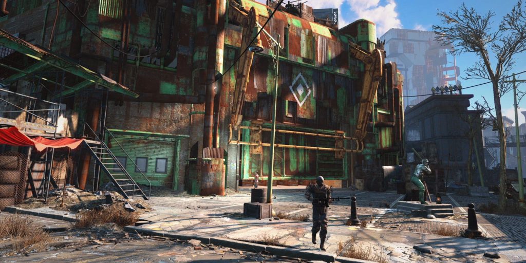 The artist shares the rendering of pixels iconic Fallout 4 locations - Fyuu